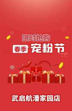 跆拳道抢购套组抢购宠粉节活动配图海报