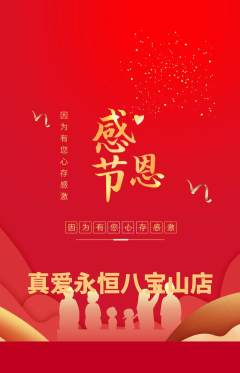婚纱摄影抢购自选套组抢购感恩节活动配图海报