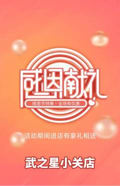 跆拳道抢购多单品抢购感恩节活动配图海报