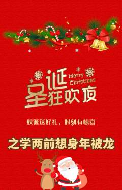 羽毛球馆抢购单品抢购圣诞节活动配图海报