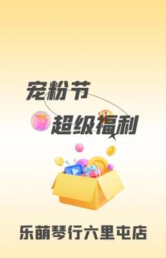 少儿乐器抢购单品抢购宠粉节活动配图海报
