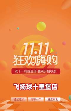 篮球馆抢购单品抢购双11活动配图海报