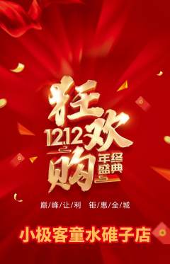 少儿编程抢购自选套组抢购双12活动配图海报