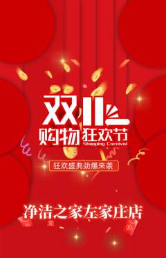 洗衣洗鞋抢购套组抢购双11活动配图海报