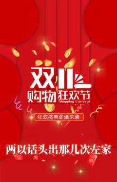 羽毛球馆抢购多单品抢购双11活动配图海报