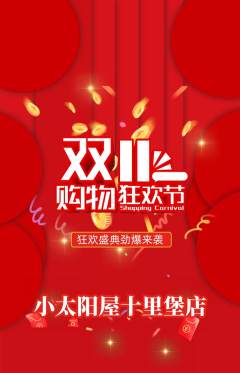 早教抢购满血版双11活动配图海报