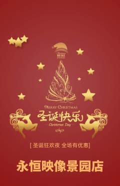 婚纱摄影抢购自选套组抢购圣诞节活动配图海报
