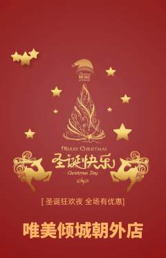 婚纱摄影抢购单品抢购圣诞节活动配图海报