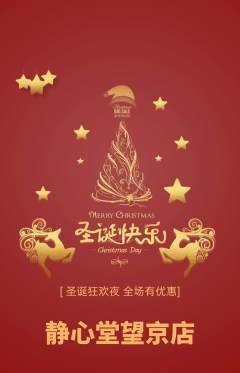 瑜伽抢购套组抢购圣诞节活动配图海报