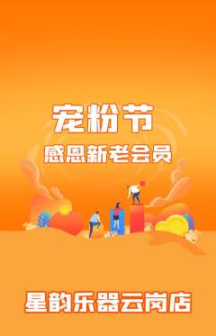 少儿乐器抢购单品抢购宠粉节活动配图海报