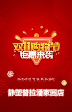 普拉提抢购套组抢购双11活动配图海报