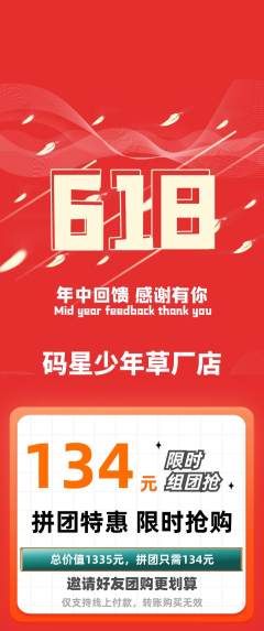 少儿编程拼团无阶梯团618活动配图海报
