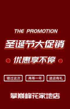 攀岩抢购自选套组抢购圣诞节活动配图海报