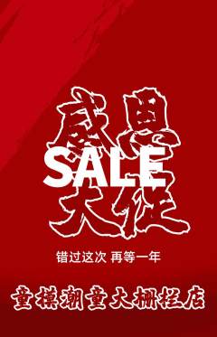 少儿模特抢购套组抢购感恩节活动配图海报