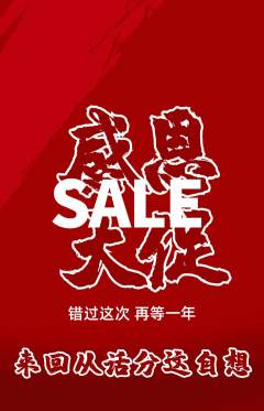羽毛球馆抢购自选套组抢购感恩节活动配图海报