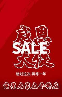 早教抢购单品抢购感恩节活动配图海报
