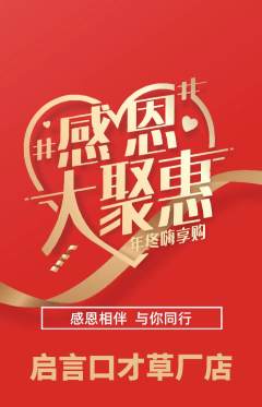 少儿口才抢购满血版感恩节活动配图海报