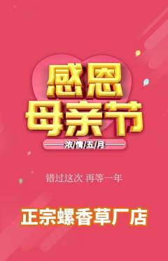 螺蛳粉抢购自选套组抢购母亲节活动配图海报