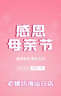 螺蛳粉抢购多单品抢购母亲节活动配图海报