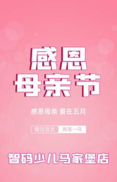 少儿编程抢购套组抢购母亲节活动配图海报