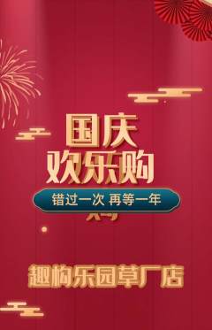 少儿乐高抢购满血版国庆节活动配图海报