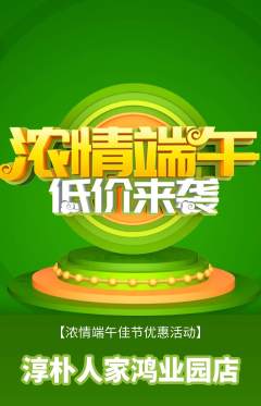 家常菜抢购单品抢购端午节活动配图海报