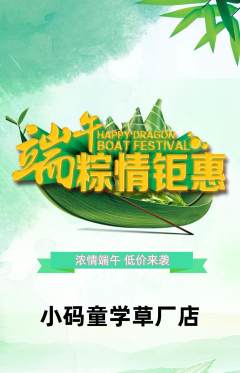 少儿编程抢购自选套组抢购端午节活动配图海报
