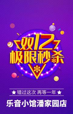 少儿乐器抢购自选套组抢购双12活动配图海报