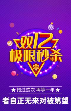 羽毛球馆抢购多单品抢购双12活动配图海报
