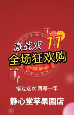瑜伽抢购满血版双11活动配图海报