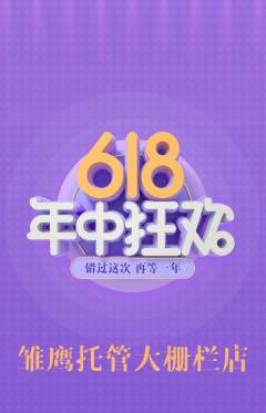 晚托班抢购满血版618活动配图海报