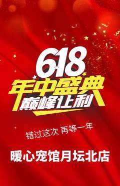 宠物店抢购自选套组抢购年中大促活动配图海报