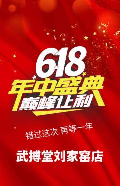 跆拳道抢购自选套组抢购年中大促活动配图海报