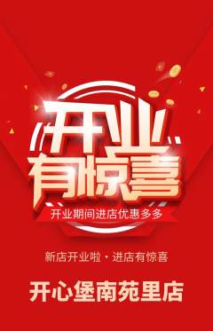 儿童乐园抢购多单品抢购新店开业活动配图海报